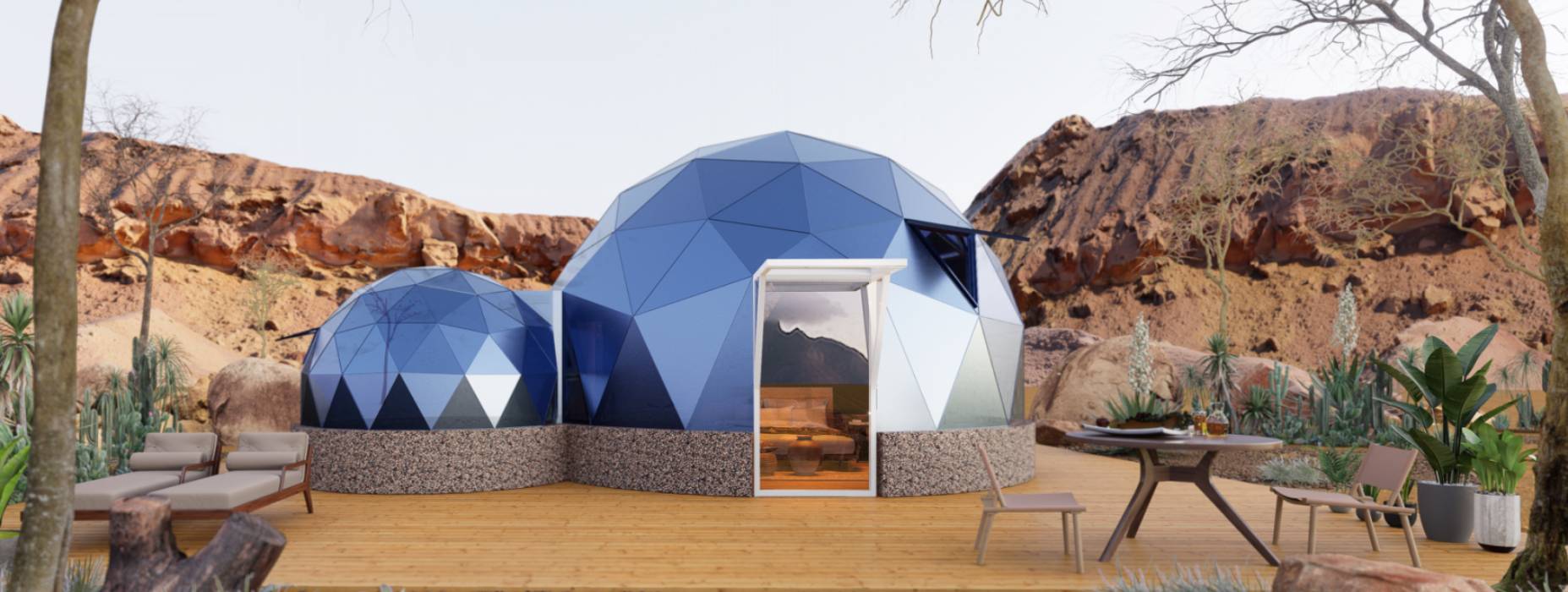 蒲城县球形智能光伏玻璃星空房